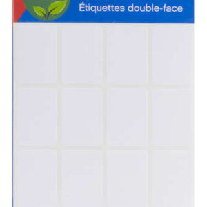 apli etiquetas doble frontal blancas 19.0 x 27.0mm