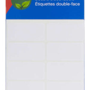 apli etiquetas doble frontal blancas 19.0 x 40.0mm