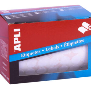 apli rollo etiquetas blancas permanentes Ø 13.0mm