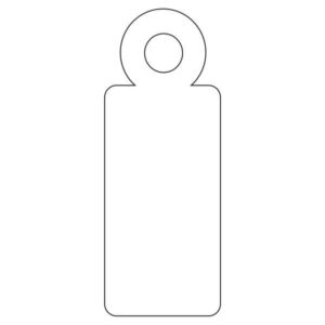apli etiquetas colgantes blancas 9 x 24mm 1.000 u.