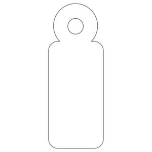 apli etiquetas colgantes blancas 11 x 29mm 1.000 u.