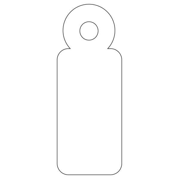 apli etiquetas colgantes blancas 11 x 29mm 1.000 u.