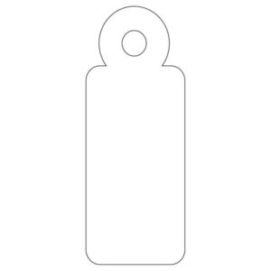 apli etiquetas colgantes blancas 13 x 34mm 1.000 u.