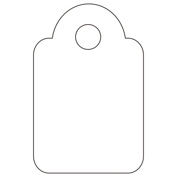 apli etiquetas colgantes blancas 13 x 20mm 1.000 u.