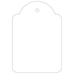 apli pack de 400 etiquetas colgantes 45x65mm agujero preperforado con hilo de poliester blanco color blanco