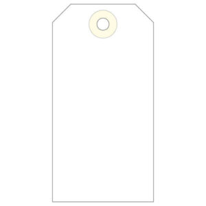 apli pack de 1.000 etiquetas con arandela 100x51mm cartulina de 160 g/m² color crema