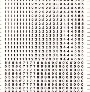 apli numeros transferibles 2.5mm facil aplicacion negros intensos 952 caracteres negro