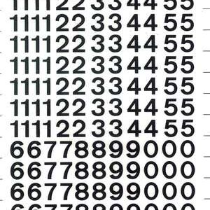 apli numeros transferibles 8mm facil aplicacion negros intensos 204 caracteres negro