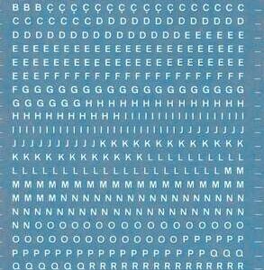 apli letras transferibles blancas 2.5mm 730 caracteres facil aplicacion y gran adherencia versatil para diferentes superficies blanco