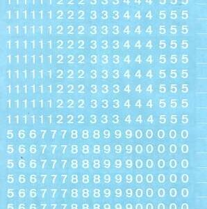 apli numeros transferibles 4mm facil aplicacion 420 caracteres blanco