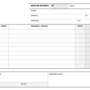 apli talonario entrega 1/4 apaisado duplicado a 49 papel autocopiativo 50 juegos por talonario numeracion secuencial blanco y amarillo
