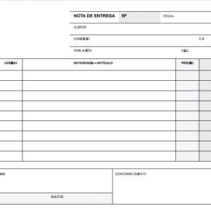 apli talonario entrega 1/8 apaisado duplicado formato apaisado 2 copias numeracion secuencial papel autocopiativo blanco