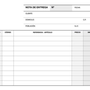 apli talonario entrega 1/8 apaisado triplicado 210 x 148mm copias autocopiativas numeracion secuencial tapa protectora blanco