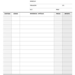 apli talonario factura 1/4 natural triplicado a 65 papel autocopiativo 3 copias numeracion secuencial tamaño compacto natural