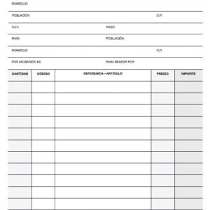 apli talonario pedido 1/4 natural lito a 27 papel autocopiativo 25 juegos por talonario numeracion secuencial tamaño 1/4 natural