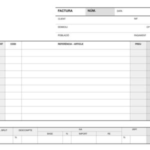 apli talonario factura 1/4 apaisado duplicado a 64 papel autocopiativo numeracion secuencial 50 juegos por talonario blanco y amarillo