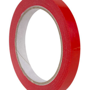 apli cinta adhesiva 12mm x 66m fabricada en pvc resistente al desgarro facil de cortar ideal para manualidades y embalaje color rojo