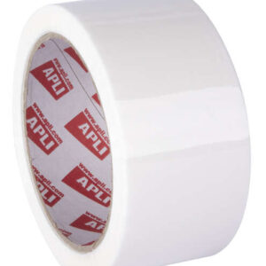 apli precinto basic pp acrilico 48mm x 66m resistente al agua y a la rotura facil de cortar blanco