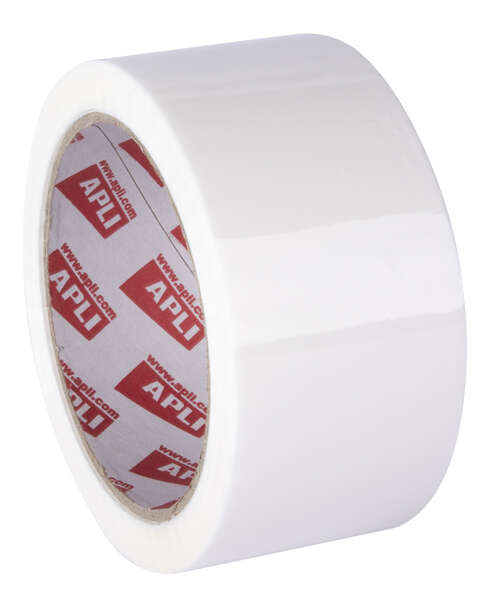apli precinto basic pp acrilico 48mm x 66m resistente al agua y a la rotura facil de cortar blanco