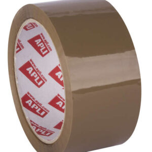 apli precinto premium pp solvente 48mm x 66m resistente al agua y a la intemperie facil de cortar marron