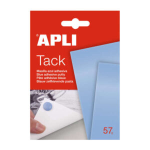 apli tack masilla azul 57g reutilizable no deja residuos facil de moldear azul