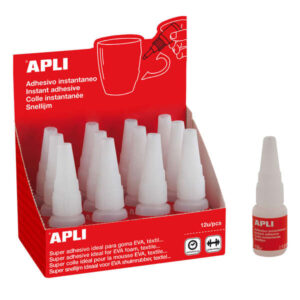 apli super adhesivo instantaneo 10g secado rapido formula resistente transparente