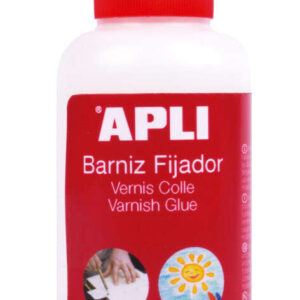 apli barniz adhesivo brillante 80ml proteccion duradera secado rapido facil aplicacion transparente