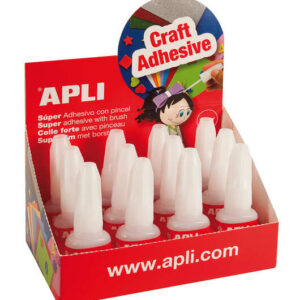 apli super adhesivo instantaneo 10gr con pincel aplicador secado rapido facil aplicacion resistente al agua transparente