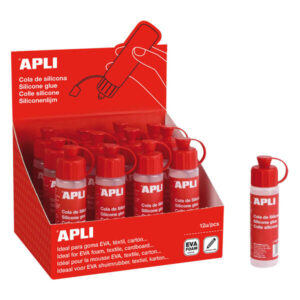 apli cola silicona 25ml secado rapido resistente al agua transparente