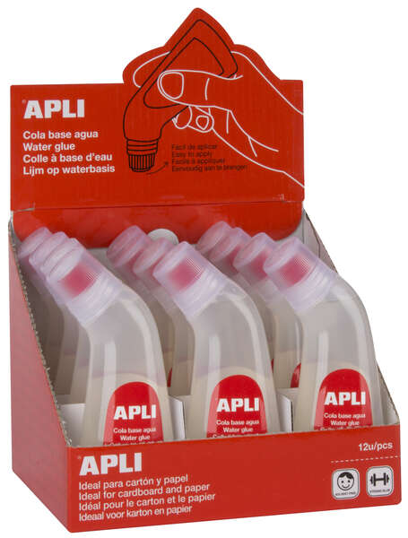 apli cola base agua 70ml facil aplicacion secado rapido resistente al agua transparente