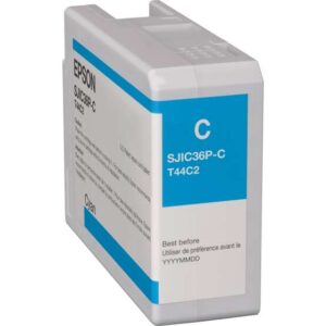 epson sjic36p cyan cartucho de tinta original c13t44c240/sjic36p(c)