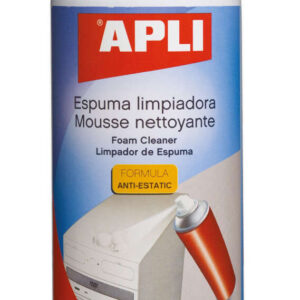 apli espuma limpiadora antiestatica 400ml limpieza externa de aparatos electronicos mejora el rendimiento y prolonga la vida de tus componentes
