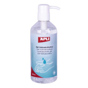 apli gel hidroalcoholico desinfectante 500ml 70% etanol sin aclarado normativa antivirica dosificador ideal contra bacterias y virus