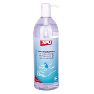 apli gel desinfectante 1000 limpieza y desinfeccion de manos 70% etanol sin necesidad de aclarar botella con dosificador