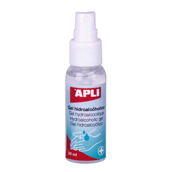 apli gel hidroalcoholico desinfectante 30ml 70% etanol sin aclarado normativa antivirica pulverizador