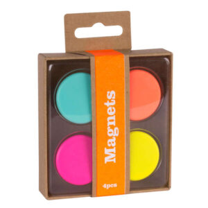 apli fluor collection imanes caja kraft con 4 imanes fluorescentes surtidos recambio para expositor 15146