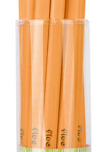 apli jumbo fluor lapiz triangulares 5mm de grosor mejor sujecion y mayor cobertura color naranja fluor
