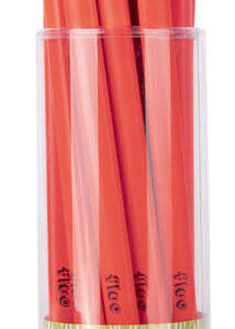 apli jumbo fluor lapices triangulares 5mm de grosor mejor sujecion y mayor cobertura color rojo fluor