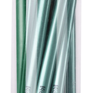 apli jumbo metallic lapiz triangular de color 5mm de grosor ideal para mejor sujecion mayor cobertura en un solo trazo color verde metalizado