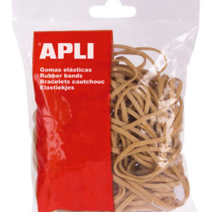 apli gomas elasticas de caucho natural Ø 100 x 2mm gran elasticidad y resistencia 1kg de contenido