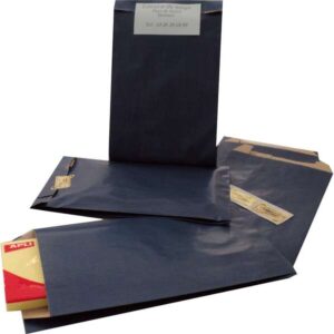 apli pack de 250 sobres kraft tamaño 24x43x7mm papel kraft 50g/m² reutilizables y reciclables color azul