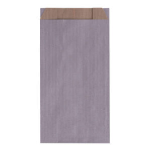 apli pack de 250 sobres kraft 11x21x5cm papel kraft 50g/m² reutilizables y reciclables color plata