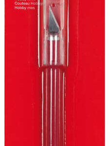 apli cuchillo hobby de precision longitud de la hoja 3cm hoja de acero inoxidable mango engomado incluye cuchilla de repuesto