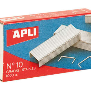 apli grapas galvanizadas plata brillante 0.53mm precisas y duraderas