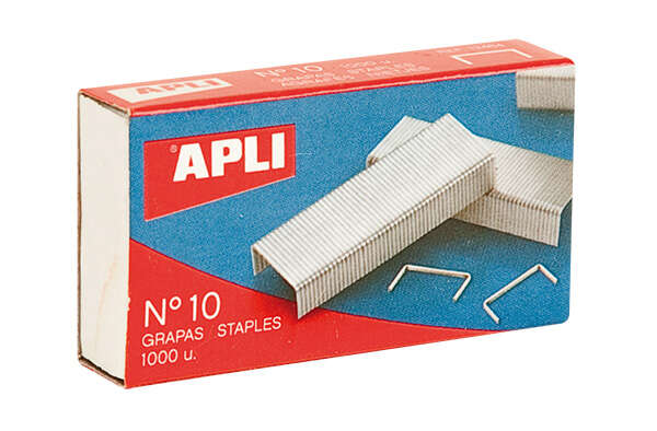 apli grapas galvanizadas plata brillante 0.53mm precisas y duraderas