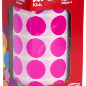 apli gomets redondos fucsia Ø 20mm 59 hojas pretroqueladas 1770 gomets por rollo ideal para escuelas y talleres infantiles cumple normas en 71 y fsc