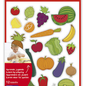 apli bolsa de gomets tematicos frutas y verduras 276 gomets adhesivo removible desarrollados con educadores ideal para escuelas normas en 71 y fsc coloridos