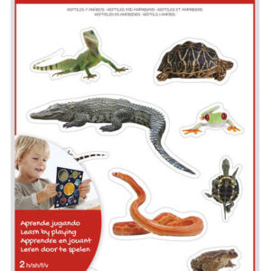 apli gomets tematicos realistas de reptiles y anfibios 20 gomets imagenes realistas para relacionar animales adhesivo removible adhesivo base agua libre de disolventes descubre el surtido