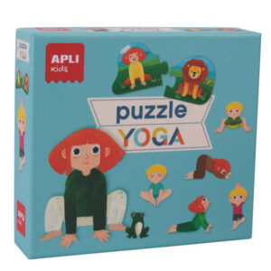 apli puzle duo yoga 24 piezas para formar 12 posturas de yoga piezas resistentes y faciles de manejar desarrolla habilidades y mejora la autoestima colorido