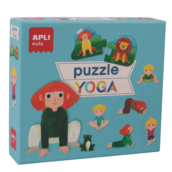 apli puzle duo yoga 24 piezas para formar 12 posturas de yoga piezas resistentes y faciles de manejar desarrolla habilidades y mejora la autoestima colorido